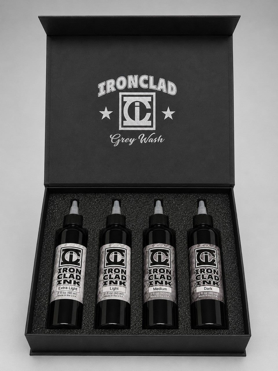 grey wash tattoo ink set Ironclad