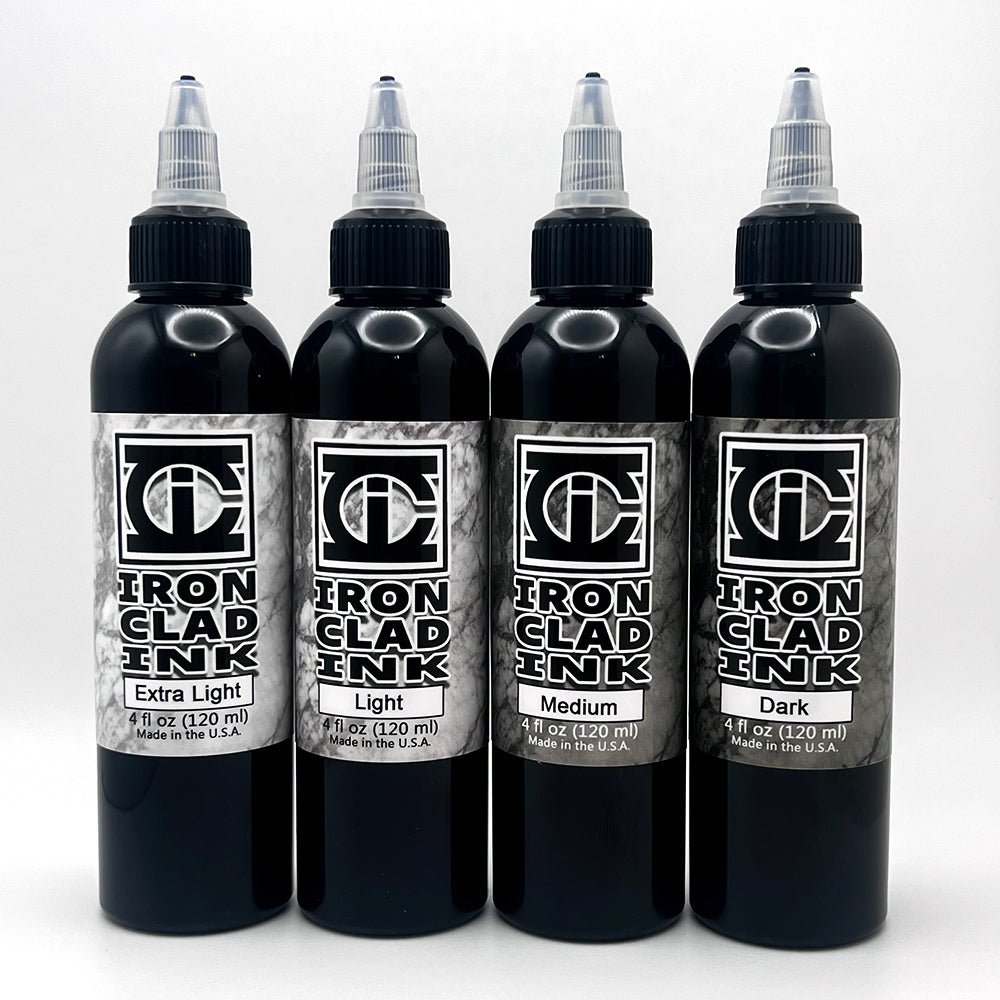 grey wash tattoo ink Ironclad
