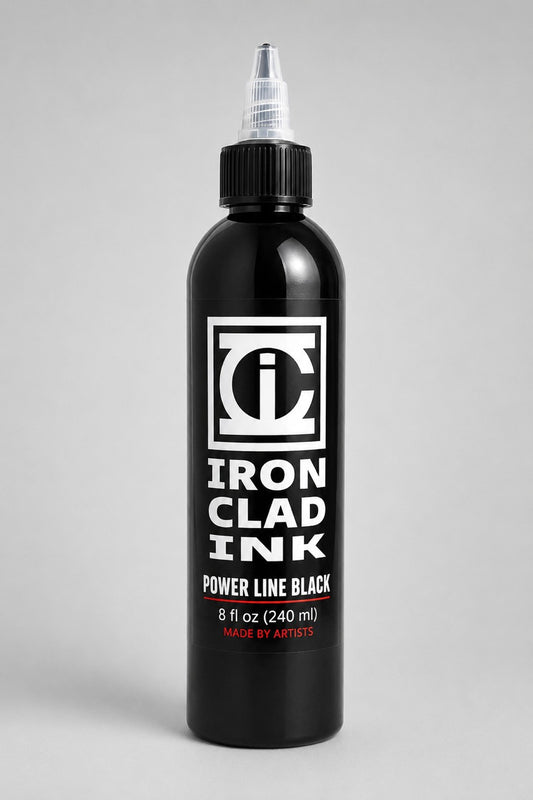 Black Tattoo Ink for Outlines lining